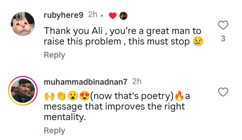 Ali Zafar Dedicates Emotional Poem To Sana Yousaf