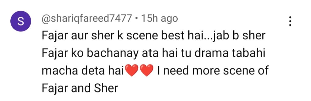 Sher Episode 7 – Sher’s Defense Of Fajar Gets Appreciation