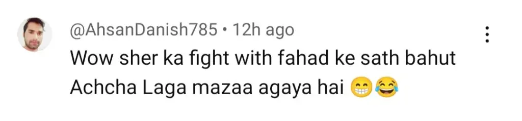 Sher Episode 7 – Sher’s Defense Of Fajar Gets Appreciation