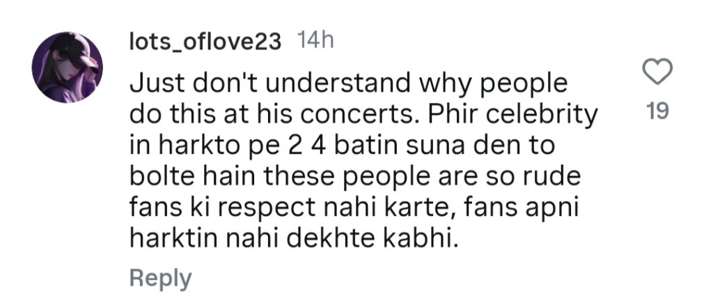 Asim Azhar’s Reaction To Crowd Chanting Ex Merub Ali’s Name