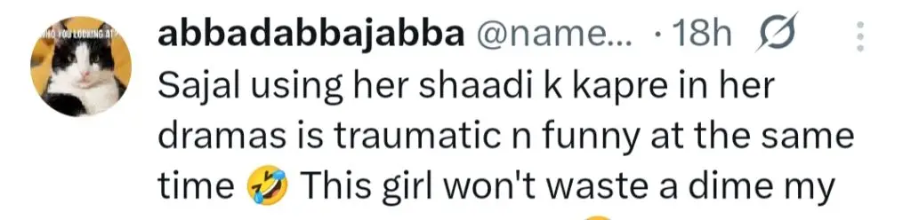 Sajal Aly Rewears Her Nikkah Outfit In Main Manto Nahi Hoon