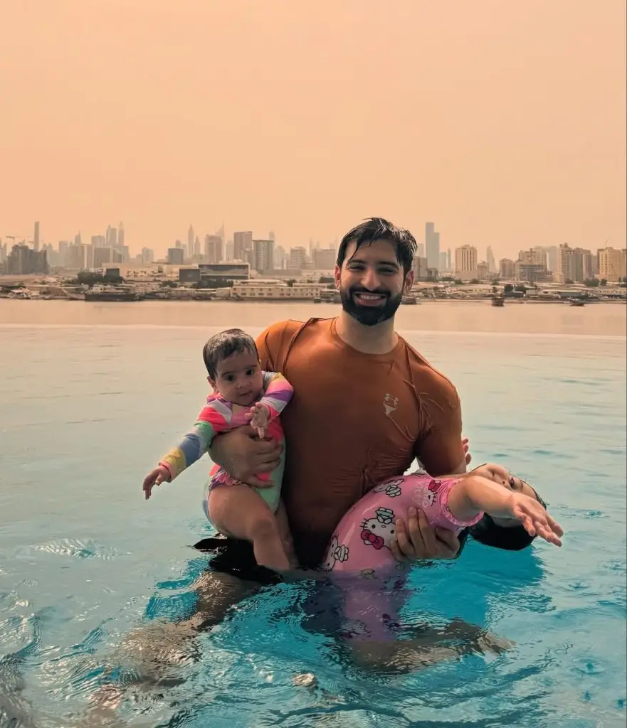 Aiman Khan, Amal & Miral, Wish Muneeb Butt on Father’s Day