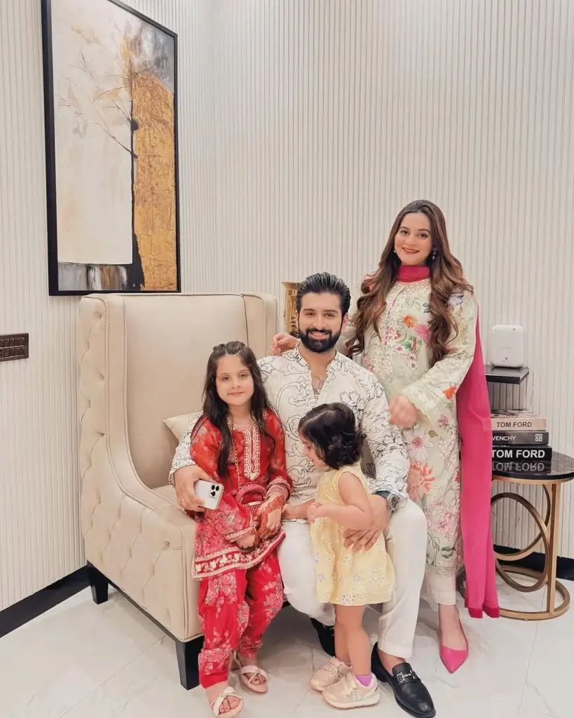 Aiman Khan Family Pictures from Eid Ul Azha Day 1