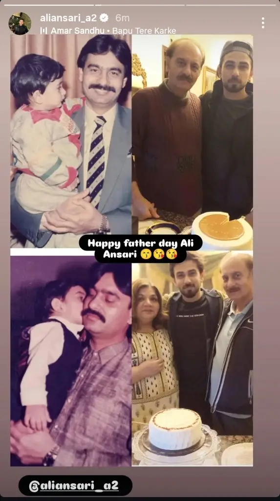 Saboor Aly & Ali Ansari’s Emotional Father’s Day Wish As Parents