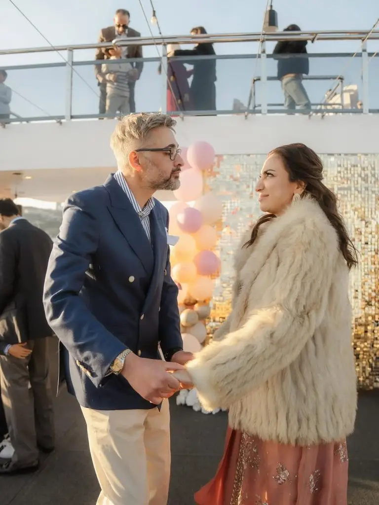Anoushey Ashraf Shares HD Pictures from Her Wedding Boat Party