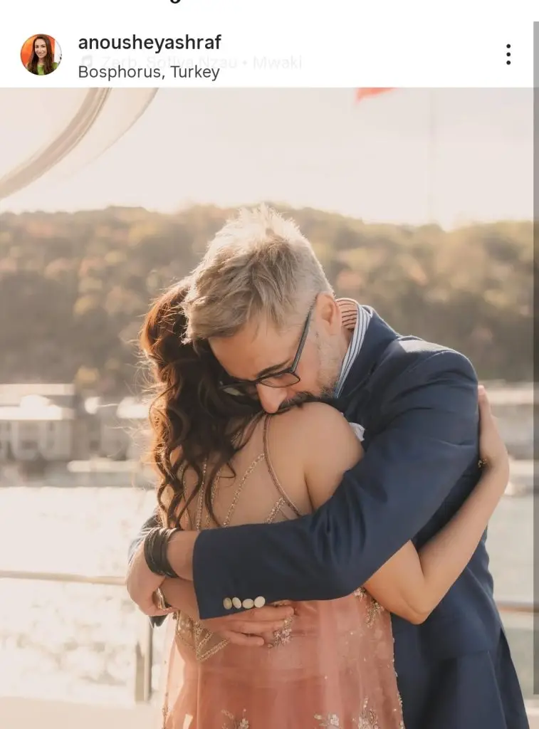 Anoushey Ashraf Shares HD Pictures from Her Wedding Boat Party