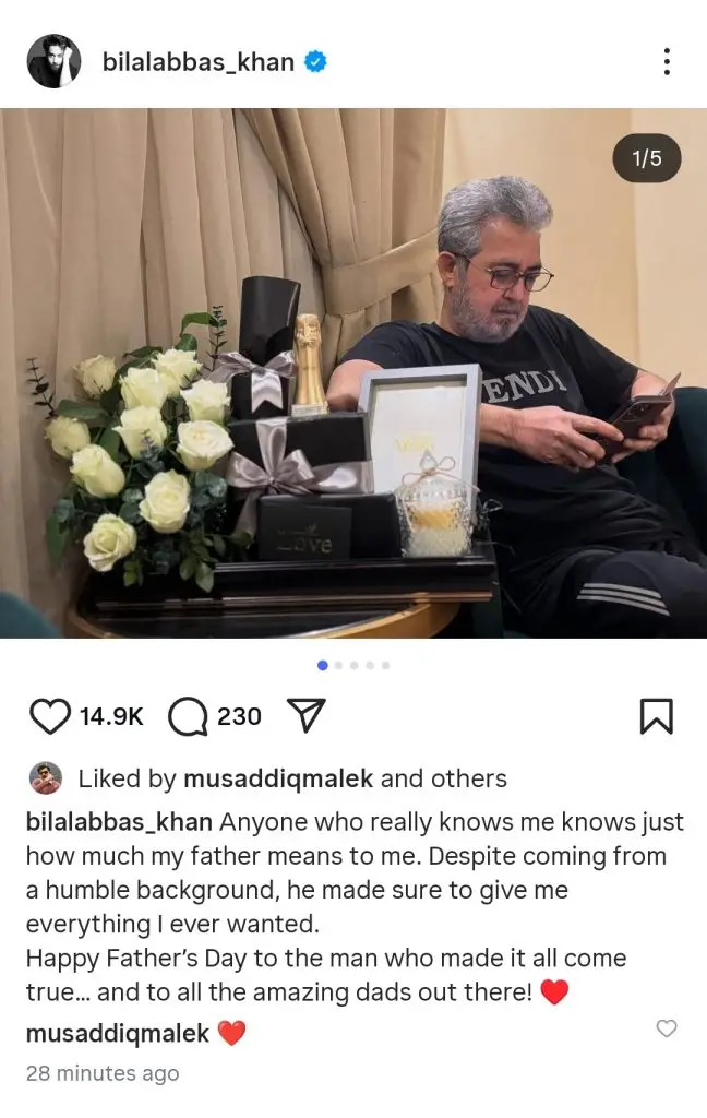 Pakistani Celebrities Share Heartfelt Father’s Day Wishes