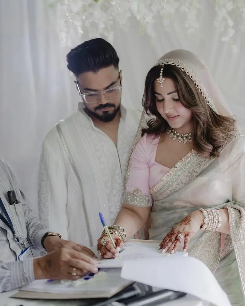 Indian Actress Hina Khan Gets Married