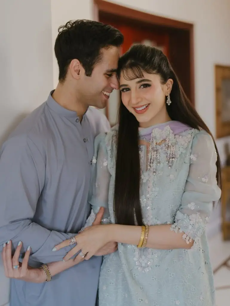 Mawra Hocane Shares Adorable Eid Moments with Her Husband
