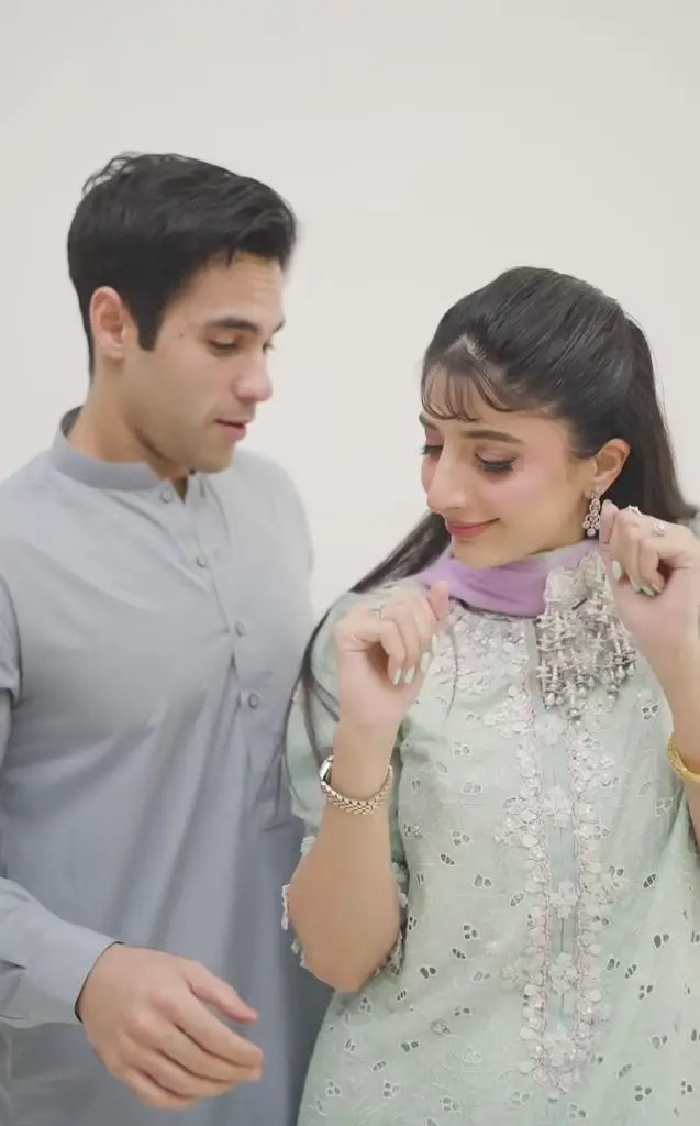Mawra Hocane Shares Adorable Eid Moments with Her Husband