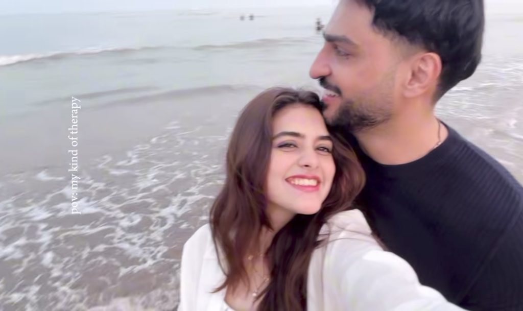Omer Shahzad’s Adorable Moments with Wife from Beach