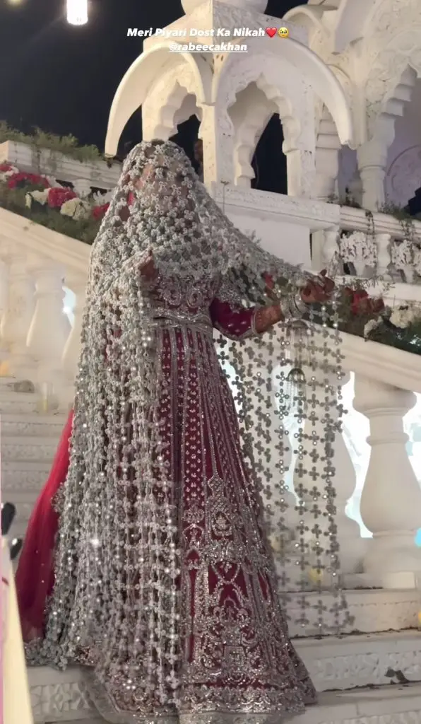Rabeeca Khan & Hussain Tareen Nikah Pictures