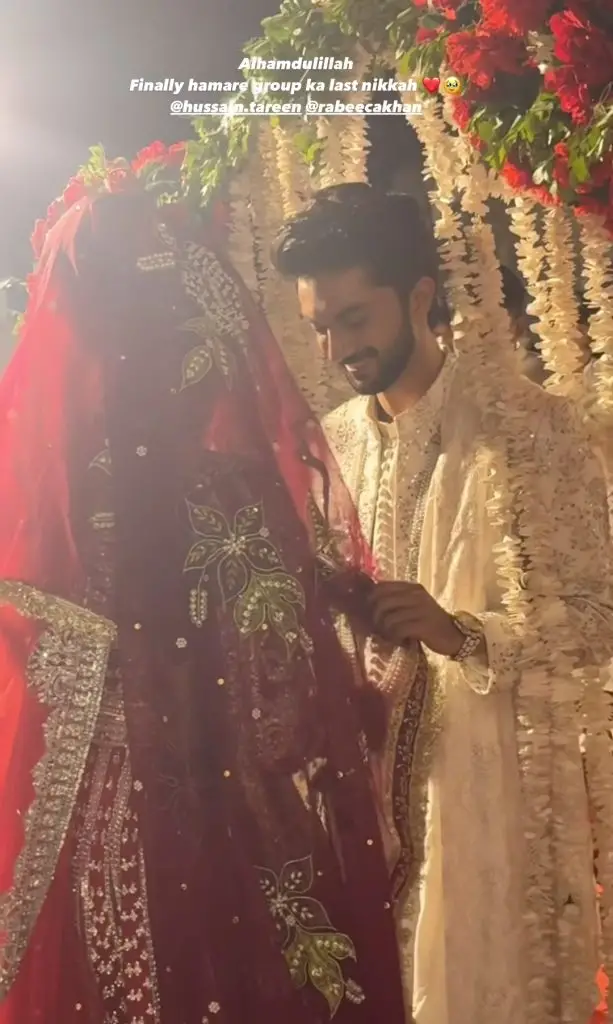 Rabeeca Khan & Hussain Tareen Nikah Pictures