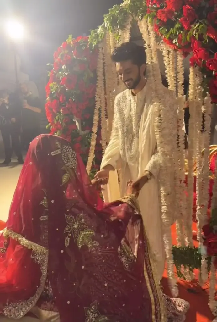 Rabeeca Khan & Hussain Tareen Nikah Pictures