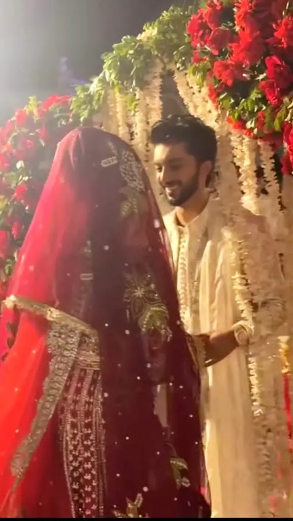 Rabeeca Khann & Hussain Nikah Pictures