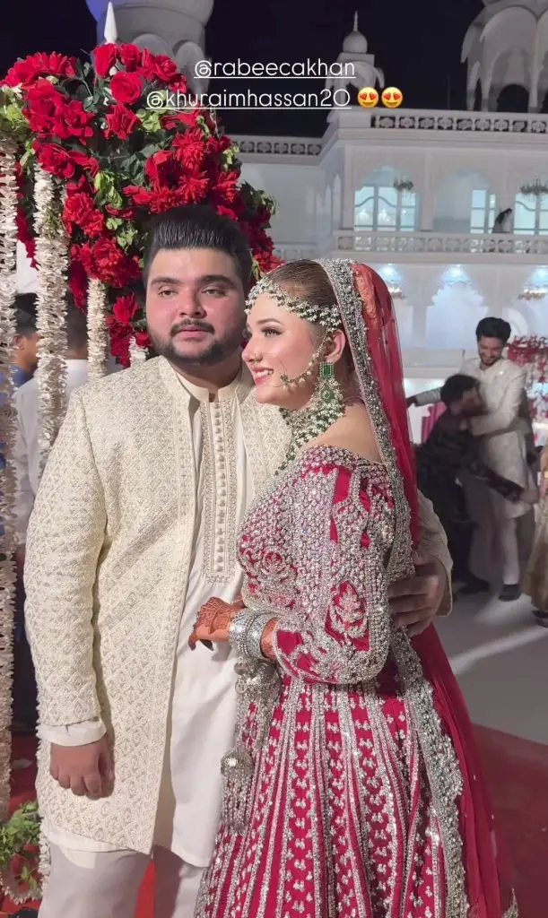Rabeeca Khan & Hussain Tareen Nikah Pictures