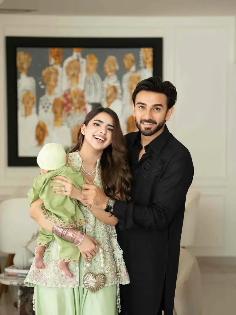 Ali Ansari & Saboor Aly Adorable Clicks From Eid Ul Azha Day 1