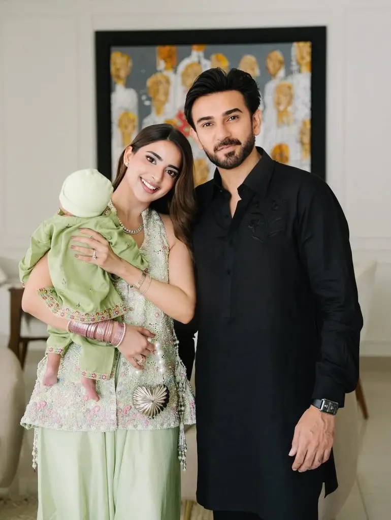 Ali Ansari & Saboor Aly Adorable Clicks From Eid Ul Azha Day 1