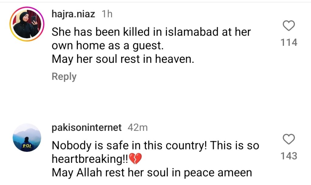 Teen Influencer Sana Yousaf Reportedly Murdered in Islamabad