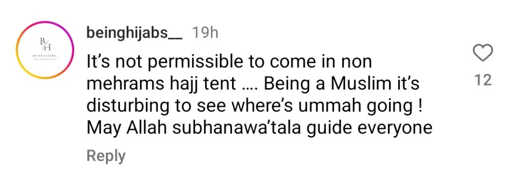 Man Enters Female Tent in Mina During Hajj