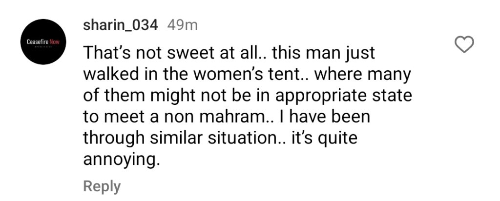 Man Enters Female Tent in Mina During Hajj