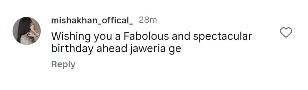 Javeria Saud Shares Birthday Video with Fans