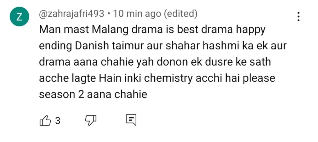 Mann Mast Malang Last Episode Public Reaction