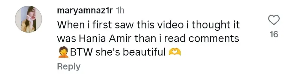 Hania Aamir’s Lookalike Gets Public Attention