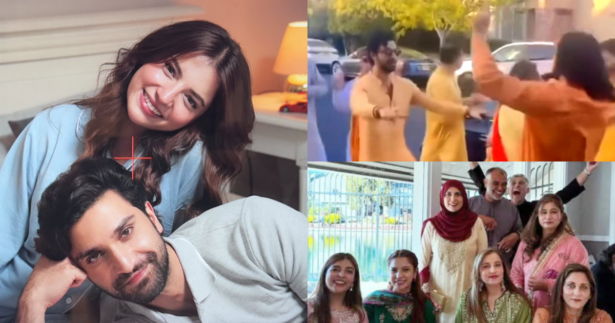 Ahad Raza Mir & Dananeer Mobeen Spotted Together At A Wedding