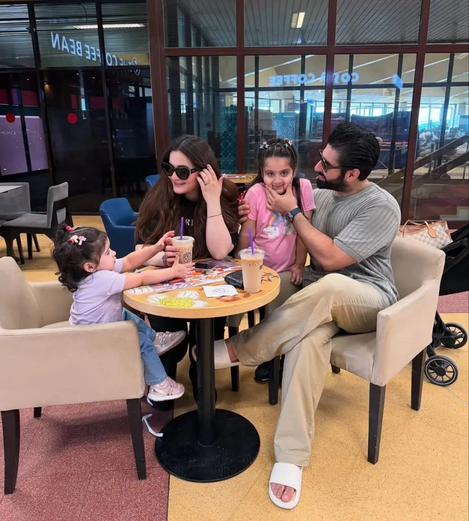 Aiman Khan & Muneeb Butt New Family Clicks From Dubai