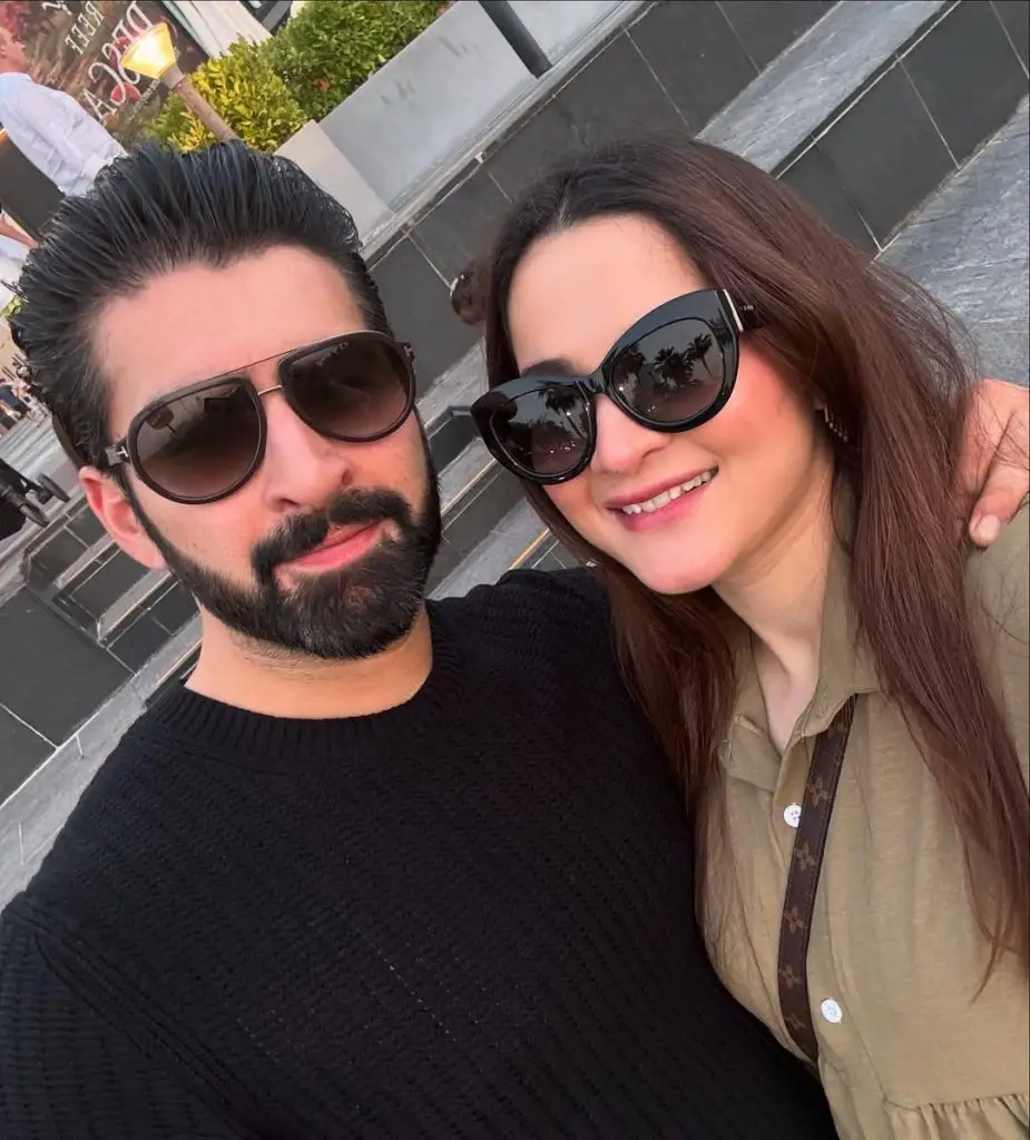 Aiman Khan & Muneeb Butt New Family Clicks From Dubai