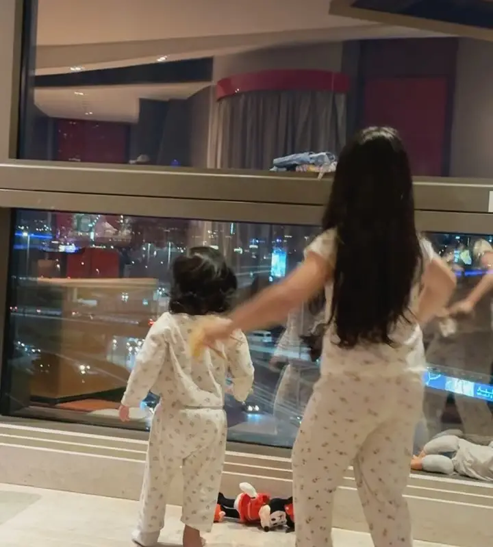 Aiman Khan & Muneeb Butt New Family Clicks From Dubai