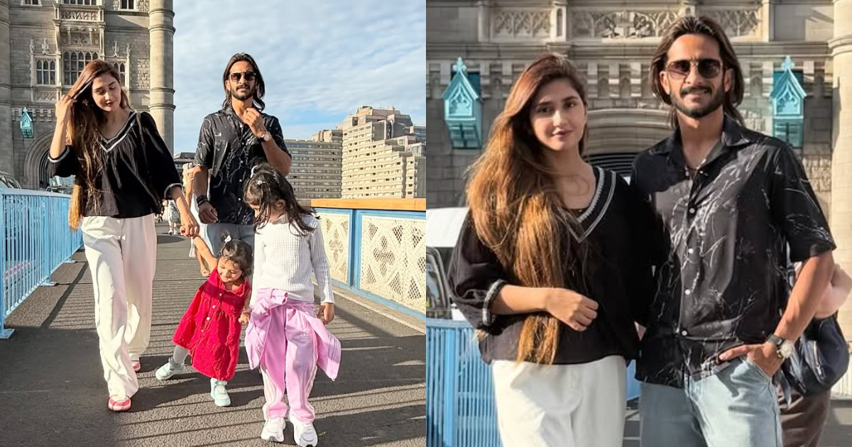 Hassan Ali & Samyah Khan Vacation In UK With Daughters