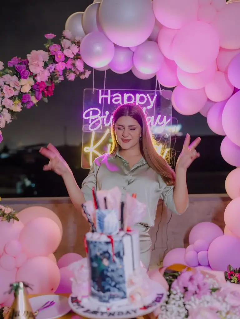 Kubra Khan Gets Grand Birthday Surprise By Husband Gohar Rasheed