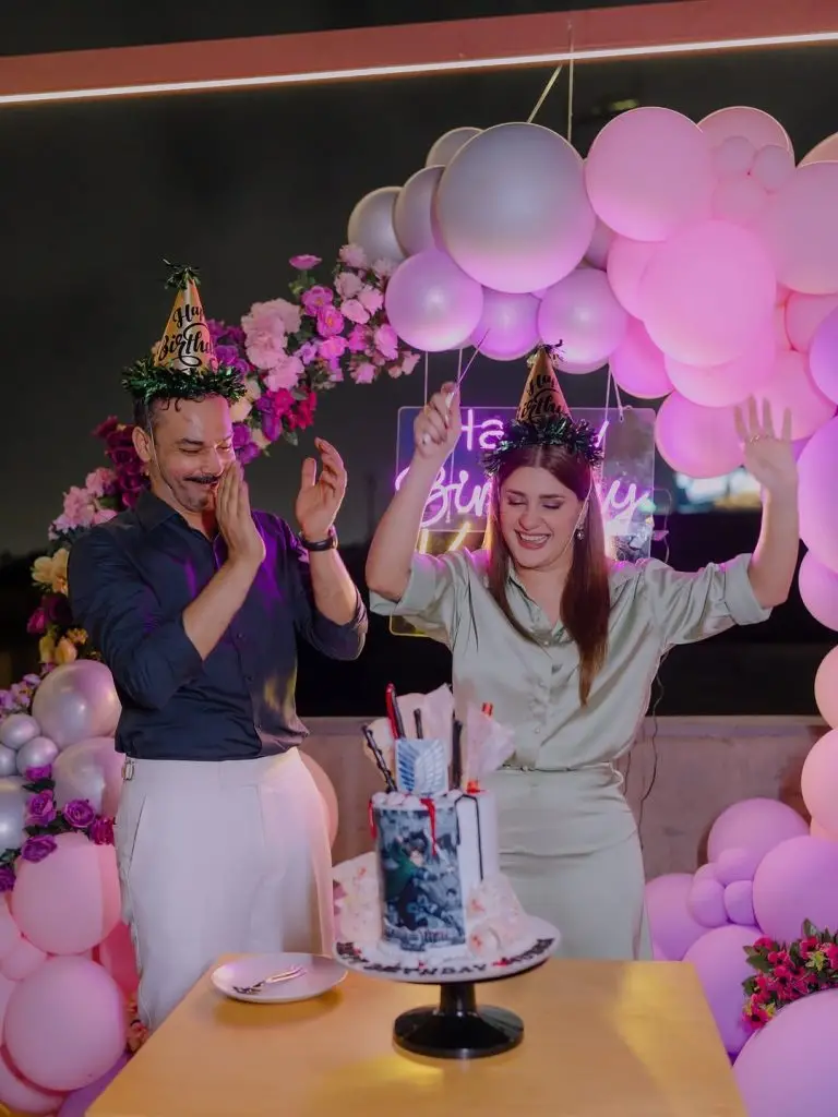Kubra Khan Gets Grand Birthday Surprise By Husband Gohar Rasheed