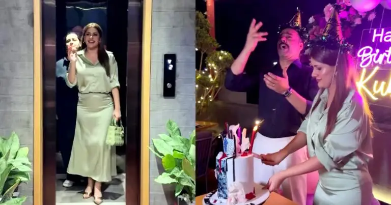 Kubra Khan Gets Grand Birthday Surprise By Husband Gohar Rasheed