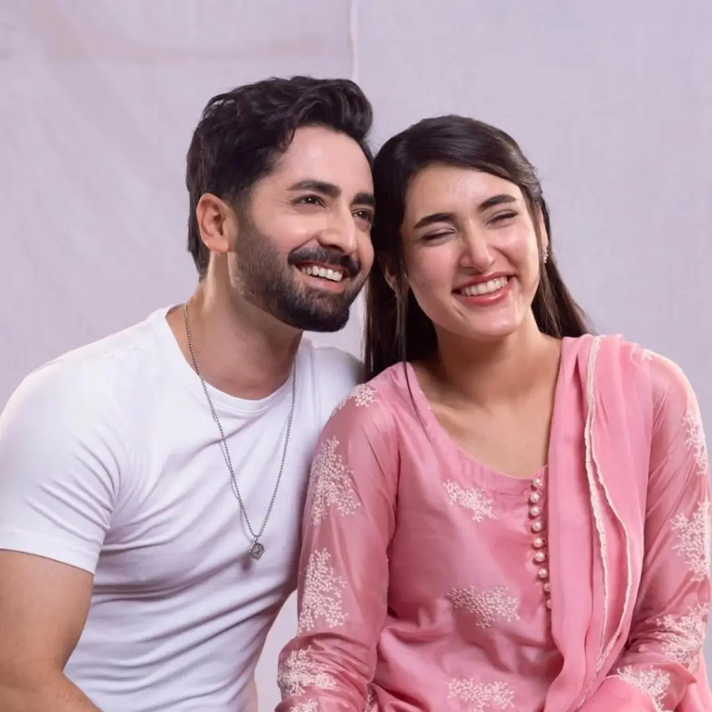 Danish Taimoor & Sahar Hashmi BTS Clicks from  Mann Mast Malang