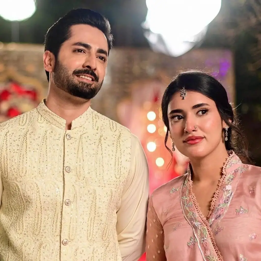 Danish Taimoor & Sahar Hashmi BTS Clicks from  Mann Mast Malang