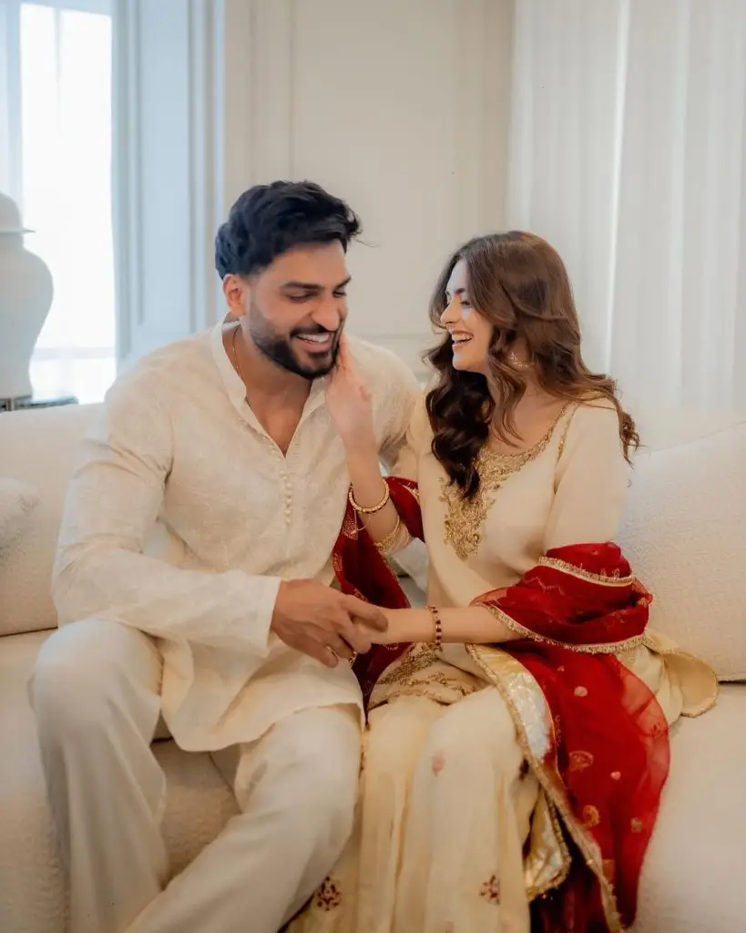 Omer Shahzad & Shanzay Lodhi Celebrating First Eid After Marriage