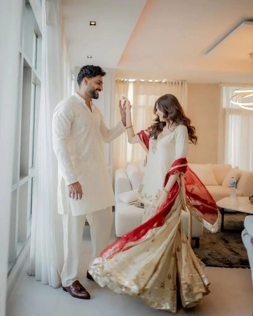 Omer Shahzad & Shanzay Lodhi Celebrating First Eid After Marriage