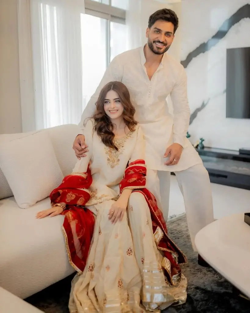 Omer Shahzad & Shanzay Lodhi Celebrating First Eid After Marriage