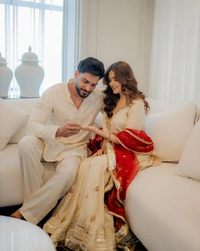 Omer Shahzad & Shanzay Lodhi Celebrating First Eid After Marriage