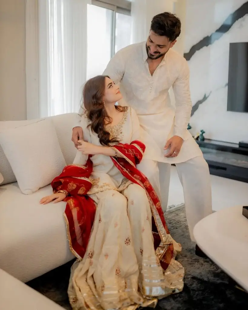 Omer Shahzad & Shanzay Lodhi Celebrating First Eid After Marriage