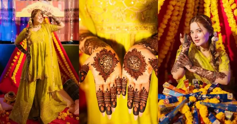 Rabeeca Khan Shares Beautiful Pictures From Mehndi Application