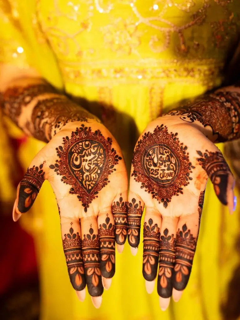 Rabeeca Khan Shares Beautiful Pictures From Mehndi Application