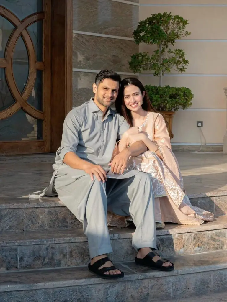 Sana Javed & Shoaib Malik Eid ul Adha Day 1 2025