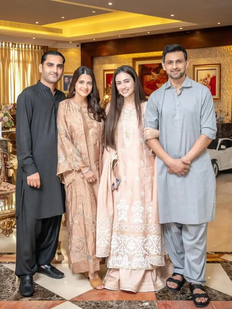 Sana Javed & Shoaib Malik Eid ul Adha Day 1 2025