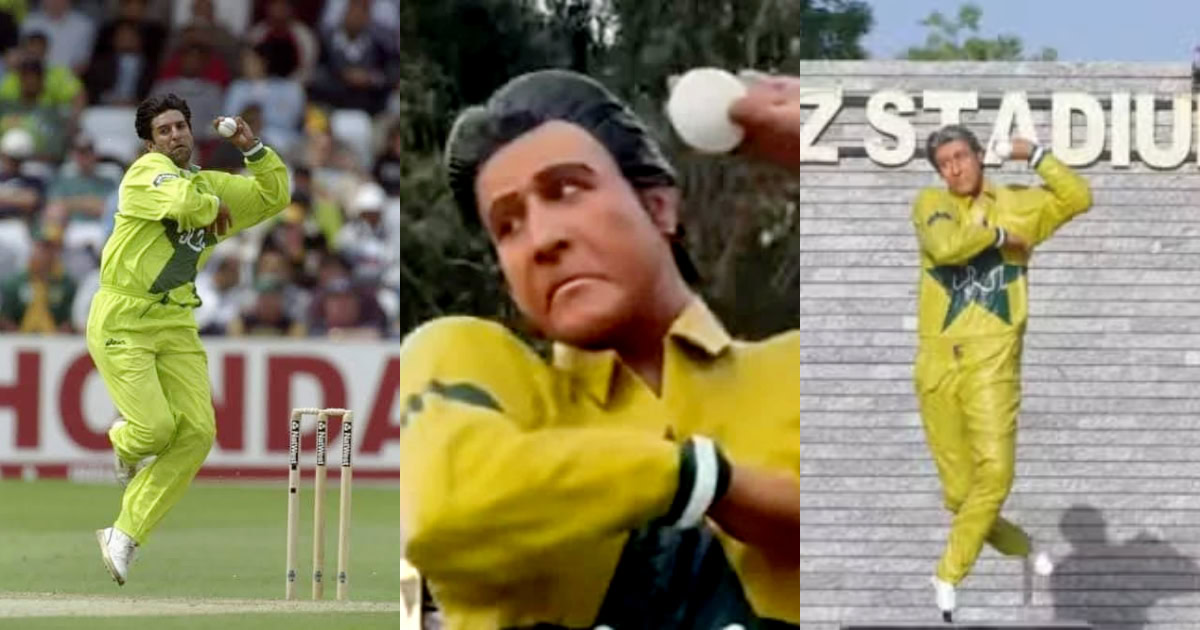 Waseem Akram’s Statue In Hyderabad Stadium Under Discussion