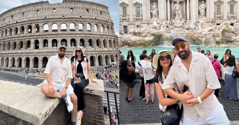Nida Yasir & Yasir Nawaz in Rome, Italy