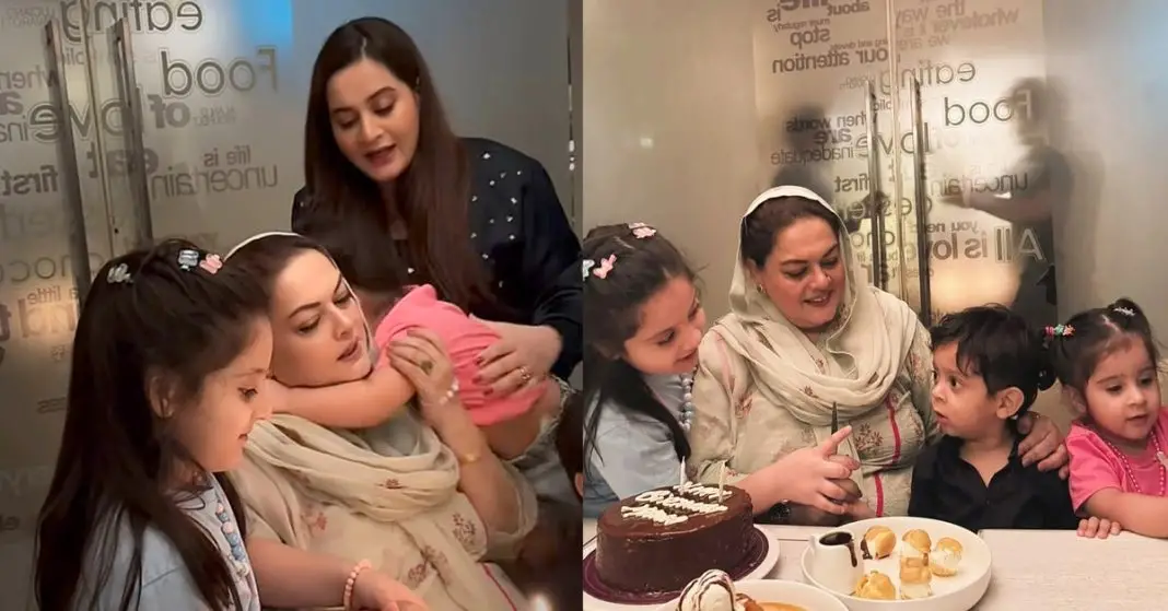 Aiman Khan & Minal Khan Family Celebrate Their Mother’s Birthday